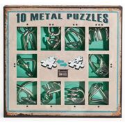 Set van 10 Metal 3D vormenpuzzels (groen) - Eureka 52473357
